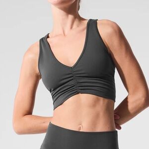 ALO Yoga Wild Thing Sports Bra in Anthracite